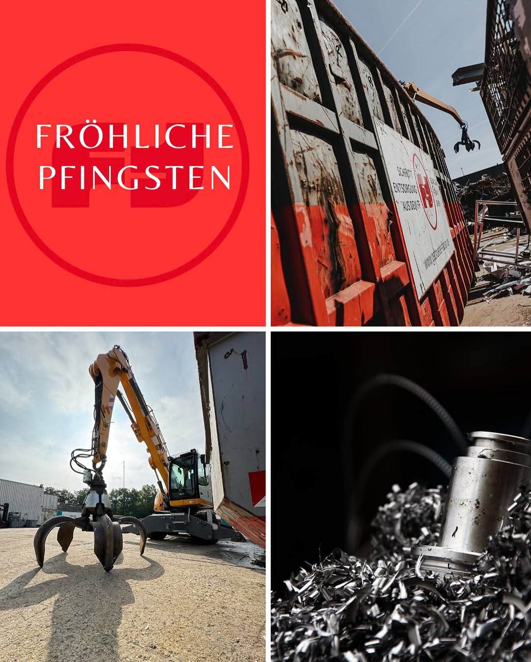 Wir wünschen allen frohe und erholsame Pfingsten! 🍃

.
.
.

#schrott
#hamburg / #kaltenkirchen
#metall
#recycling 
#entsorgung 
#schrotthandel
#pinneberg